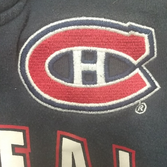 *NHL Montreal Canadiens G lll Sports by Carl Banks*Men's Hoodie Size XL Blue - Picture 2 of 7